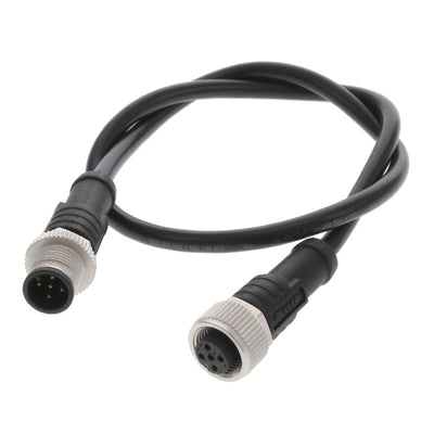 M12A05ML-12AFL-SDA05 by Amphenol LTW - CABLE 5POS MALE TO FMALE 1.64