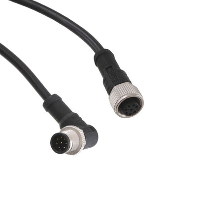 M12A08FL-12AMR-SD001 by Amphenol LTW - CABLE 8POS MALE TO FMALE 3.28