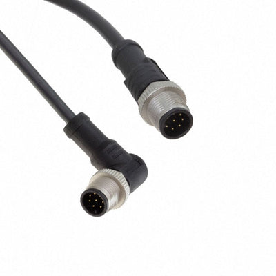 M12A08ML-12AMR-SBA05 by Amphenol LTW - CABLE 8POS MALE TO MALE 1.64