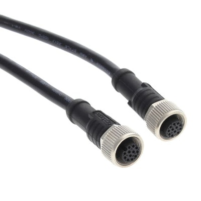 M12A12FL-12AFL-SD002 by Amphenol LTW - CABLE 12POS FMALE TO FMALE 6.56