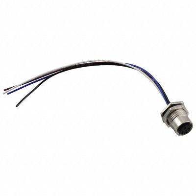 M12D-04PFFC-SF8B15 by Amphenol LTW - CONNECTOR RECPT FML 4P WIR LEAD 0.49