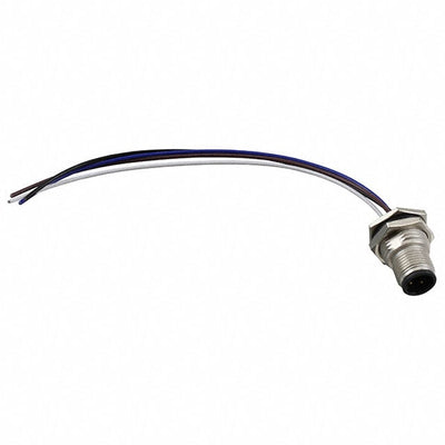 M12D-04PMMC-SF8B15 by Amphenol LTW - CONNECTOR PLUG MALE 4P WIR LEAD 0.49