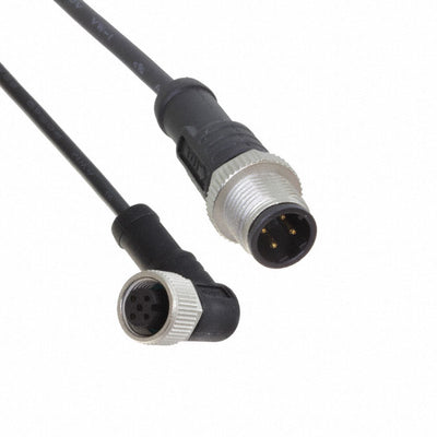 M12D04ML-12DFR-SBA05 by Amphenol LTW - CABLE 4POS MALE TO FMALE 1.64