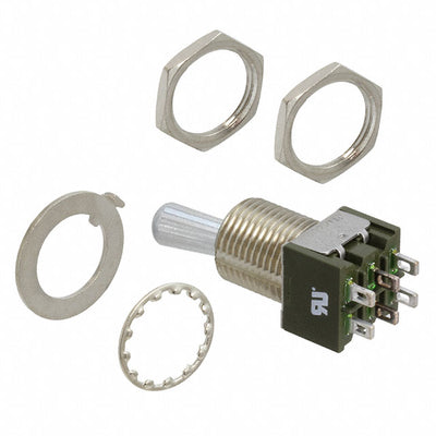 M2022BB1W01/U by NKK Switches - SWITCH TOGGLE DPDT 6A 125V