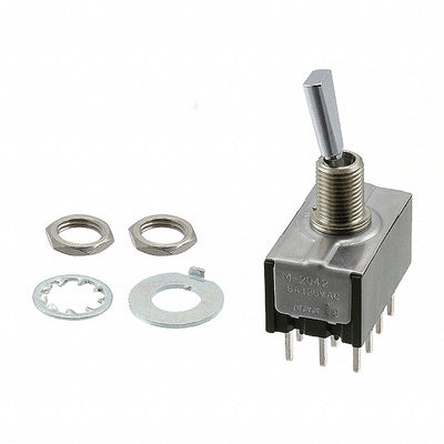 M2042ES1W03 by NKK Switches - SWITCH TOGGLE 4PDT 6A 125V