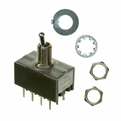 M2042S3S1W03 by NKK Switches - SWITCH TOGGLE 4PDT 6A 125V