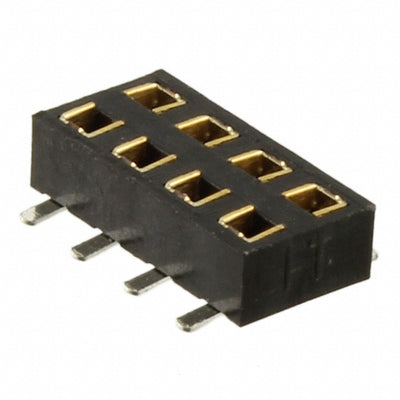 M22-6360442 by Harwin Inc. - CONNECTOR RECPT 8POS 0.079 GOLD SMD