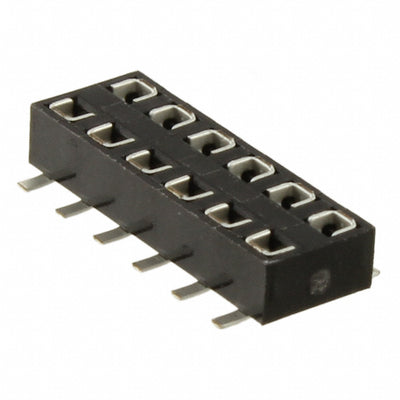 M22-6360646 by Harwin Inc. - CONNECTOR RECPT 12POS 0.079 TIN SMD