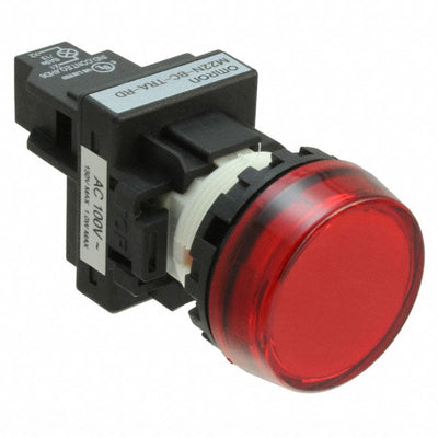 M22N-BC-TRA-RC by Omron Automation and Safety - LED PANEL INDICATOR RED 24VAC/DC