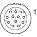 MA1RAE1200 by Amphenol Sine Systems Corp - CONNECTOR RCP HSG F/M 12P PNL MT RA