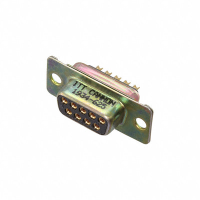M24308/1-1Z by ITT Cannon, LLC - CONNECTOR D-SUB RCPT 9POS PNL MNT