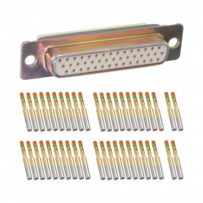 M24308/2-13F by ITT Cannon, LLC - CONNECTOR D-SUB HD RCPT 44P PNL MNT