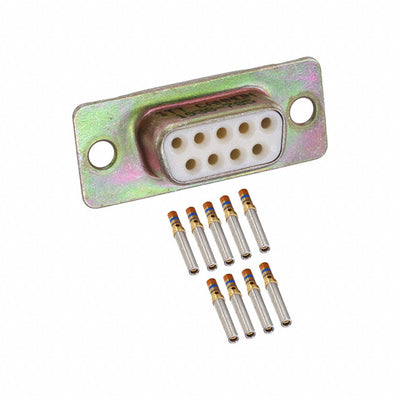 M24308/2-1F by ITT Cannon, LLC - CONNECTOR DSUB RCPT 9POS PNL MNT