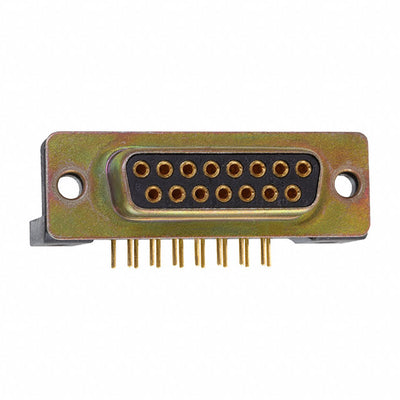 M24308/23-26F by ITT Cannon, LLC - CONNECTOR D-SUB RCPT 15POS R/A SOLDER