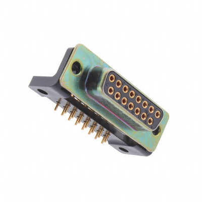 M24308/23-26Z by ITT Cannon, LLC - CONNECTOR D-SUB RCPT 15POS R/A SOLDER