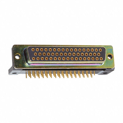 M24308/23-29Z by ITT Cannon, LLC - CONNECTOR D-SUB RCPT 50POS R/A SLDR