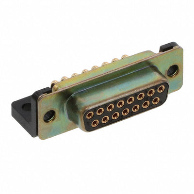 M24308/23-32Z by ITT Cannon, LLC - CONNECTOR D-SUB RCPT 15POS R/A SOLDER