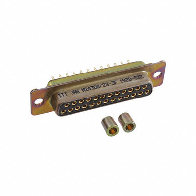 M24308/23-3F by ITT Cannon, LLC - CONNECTOR DSUB RCPT 25POS PNL MNT SLD