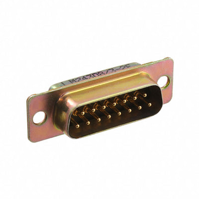 M24308/3-2F by ITT Cannon, LLC - CONNECTOR D-SUB PLUG 15POS PNL MNT