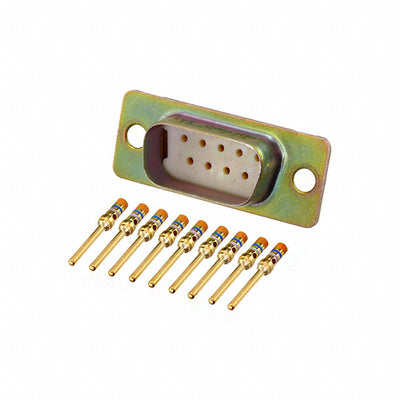 M24308/4-1F by ITT Cannon, LLC - CONNECTOR DSUB PLUG 9POS PNL MNT