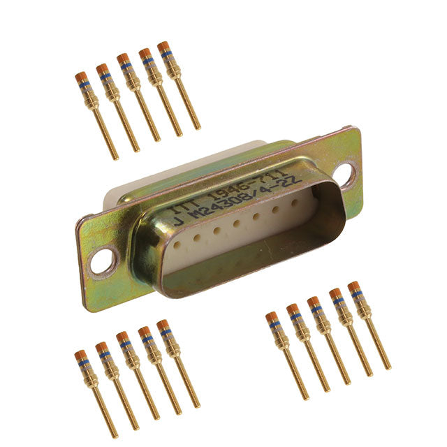 M24308/4-2Z by ITT Cannon, LLC - CONNECTOR DSUB PLUG 15POS PNL MNT