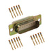 M24308/4-2Z by ITT Cannon, LLC - CONNECTOR DSUB PLUG 15POS PNL MNT