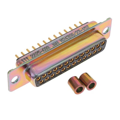 M24308/23-15Z by ITT Cannon, LLC - CONNECTOR DSUB RCPT 25POS PNL MNT SLD