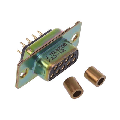 M24308/23-1Z by ITT Cannon, LLC - CONNECTOR DSUB RCPT 9POS PNL MNT SLDR