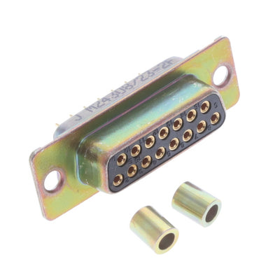 M24308/23-2F by ITT Cannon, LLC - CONNECTOR DSUB RCPT 15POS PNL MNT SLD