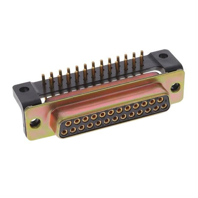 M24308/23-39F by ITT Cannon, LLC - CONNECTOR D-SUB RCPT 25POS R/A SOLDER