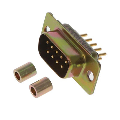 M24308/24-19F by ITT Cannon, LLC - CONNECTOR DSUB PLUG 9POS PNL MNT SLDR