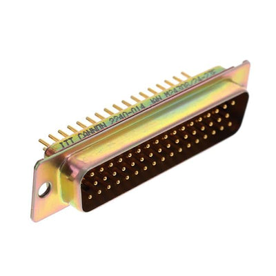 M24308/24-23F by ITT Cannon, LLC - CONNECTOR DSUB PLUG 50POS PNL MNT SLD