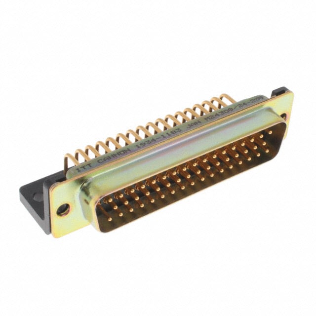 M24308/24-29F by ITT Cannon, LLC - CONNECTOR D-SUB PLUG 50POS R/A SOLDER