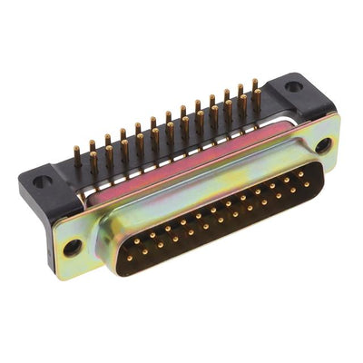 M24308/24-39F by ITT Cannon, LLC - CONNECTOR D-SUB PLUG 25POS R/A SOLDER