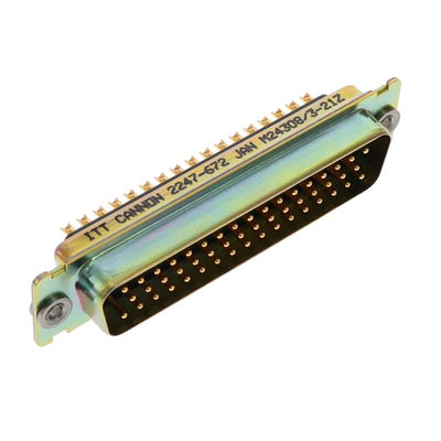 M24308/3-21Z by ITT Cannon, LLC - CONNECTOR D-SUB PLUG 50POS SLDR CUP