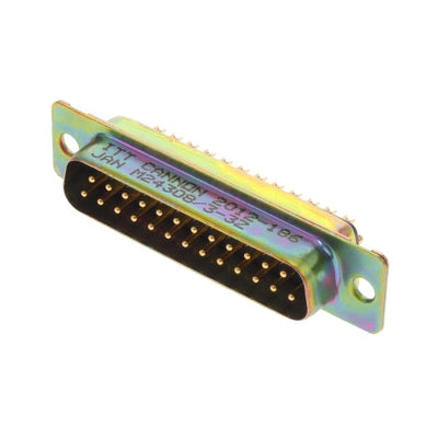 M24308/3-3Z by ITT Cannon, LLC - CONNECTOR D-SUB PLUG 25POS PNL MNT