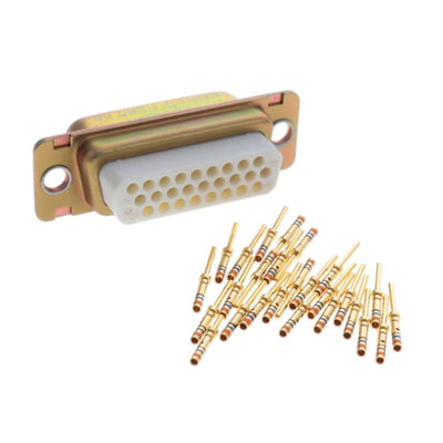 M24308/4-12F by Amphenol Interconnect India - DSUB CONN,CRIMP, PLUG, CADMIUM