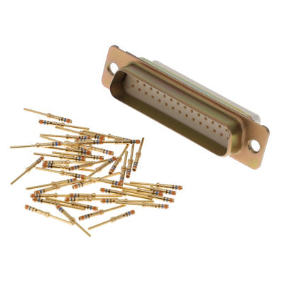 M24308/4-13F by Amphenol Interconnect India - DSUB CONN,CRIMP, PLUG, CADMIUM