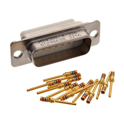 M24308/4-336 by Amphenol Interconnect India - CONNECTOR D-SUB PLG 15P PNL MT CRIMP