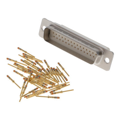 M24308/4-347 by Amphenol Interconnect India - CONNECTOR D-SUB HD PLUG 44P PNL MNT