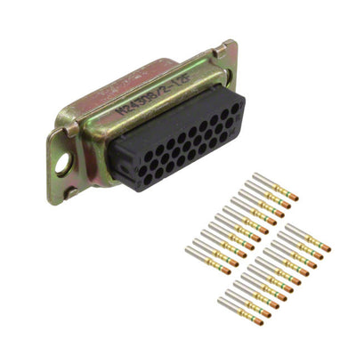 204514-2 by TE Connectivity Aerospace, Defense and Marine - CONNECTOR D-SUB HD RCPT 26P PNL MNT