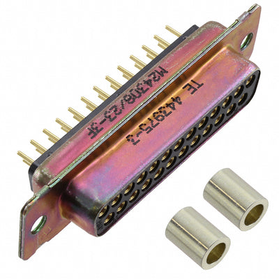 M24308/23-3F by TE Connectivity Aerospace, Defense and Marine - CONNECTOR D-SUB RCPT 25POS VERT SLDR