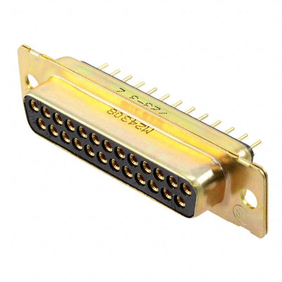 1757830-3 by TE Connectivity Aerospace, Defense and Marine - CONNECTOR D-SUB RCPT 25POS VERT SLDR