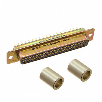 M24308/23-4F by TE Connectivity Aerospace, Defense and Marine - CONNECTOR D-SUB RCPT 37POS VERT SLDR