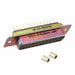 M24308/23-9F by TE Connectivity Aerospace, Defense and Marine - CONNECTOR D-SUB RCPT 25POS VERT SLDR