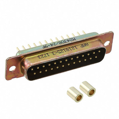 M24308/24-9F by TE Connectivity Aerospace, Defense and Marine - CONNECTOR D-SUB PLUG 25POS VERT SLDR
