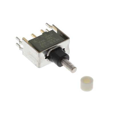 M2B15AA5G13-FB by NKK Switches - PUSH SWITCH SPDT 0.4VA 28V