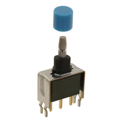 M2B15BA5G13-CG by NKK Switches - PUSH SWITCH SPDT 0.4VA 28V