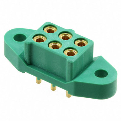 M300-FV3064500 by Harwin Inc. - CONNECTOR RECPT 6POS 0.118 GOLD PCB