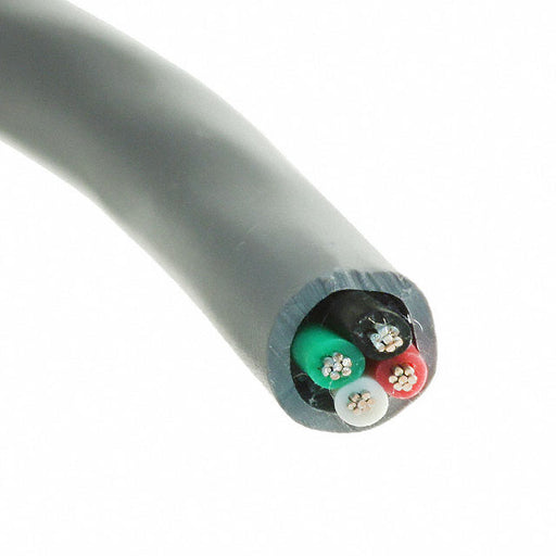 5014C SL013 by Alpha Wire - CABLE 4COND 24AWG SLATE FEET